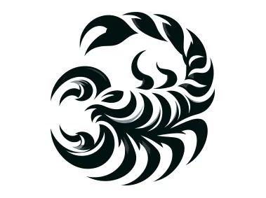 Abstract Scorpion Logo Template