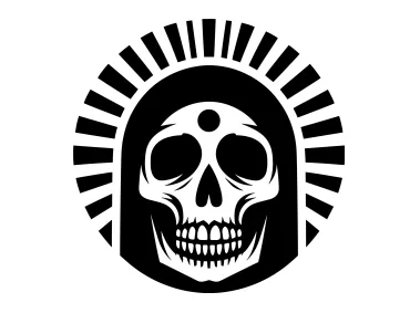 Abstract Skull Logo Template