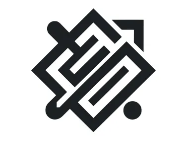 Abstract Square Arrow Logo Template