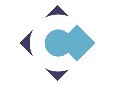 Abstract SVG Letter C in Square Logo Template