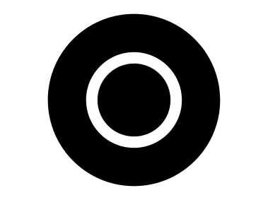 Abstract SVG Nested Circles Shape Logo Template