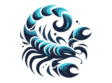 Abstract SVG Scorpion Logo Template