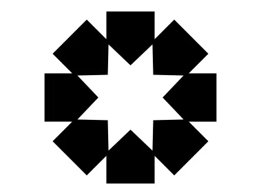 Abstract SVG Triangle Star Shape Logo Template