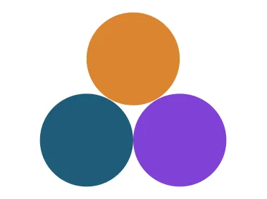 Abstract Three Circles Logo Template