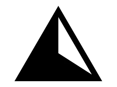 Abstract Triangle Shape SVG Logo Template