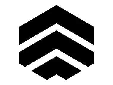 Abstract Up Arrow Shape Logo Template