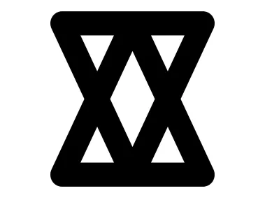 Abstract X Shape Logo Template