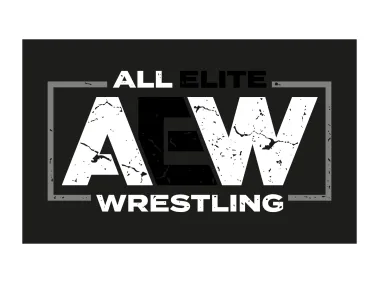 AEW All Elite Wrestling Black Logo