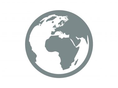 Africa Side Globe Logo