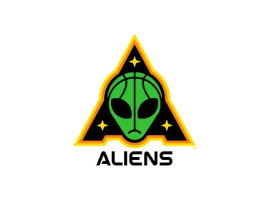 Aliens Basketball Logo