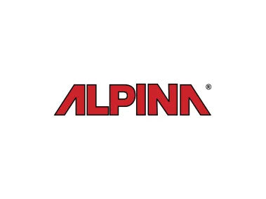 Alpina Red Wordmark Logo