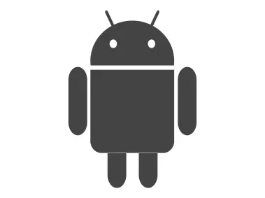 Android Robot Grey Logo