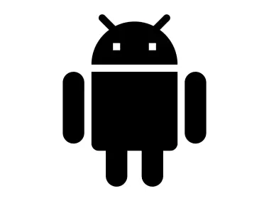 Android Robot Black Logo