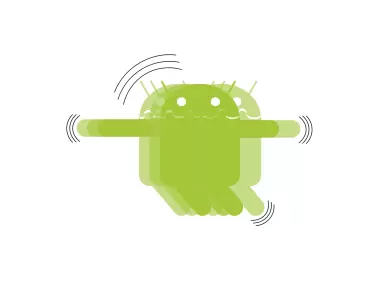 Android Robot Vibration Logo