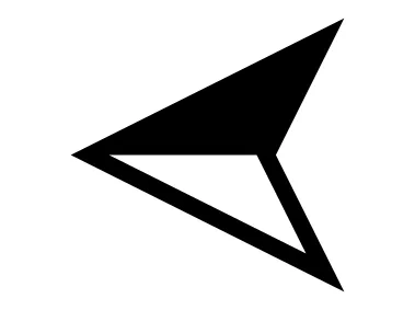 Angular Navigation Arrow Icon