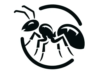 Ant in Circle Logo Template