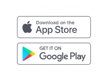 App Store and Google Play Badges Logo