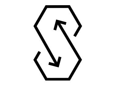 Arrow Letter S Logo Template