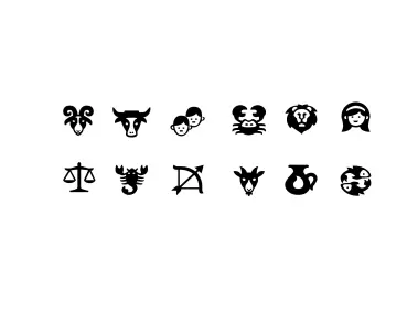Astrological Symbols Logo