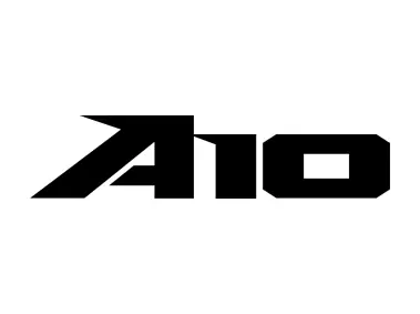 Atlantic 10 Conference Black Logo
