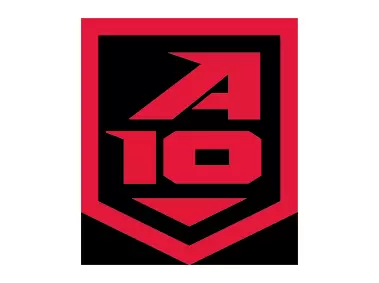 Atlantic 10 Conference Shield in Davidson Red Logo