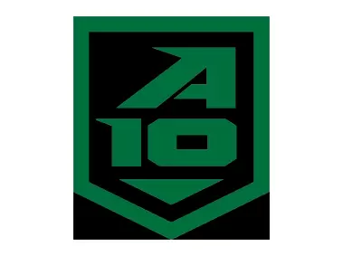 Atlantic 10 Conference Shield in George Mason Green Logo