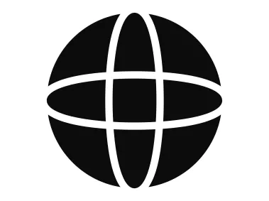 Atom Style Globe Shape Logo Template