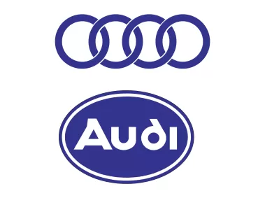 Audi Old Blue Logo