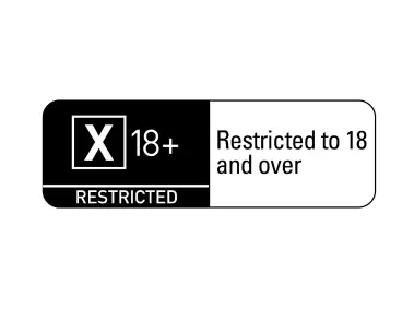 Australian Classification Restricted 18+ (X 18+) Logo