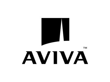 Aviva Black Logo