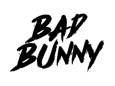 Bad Bunny Wordmark Logo