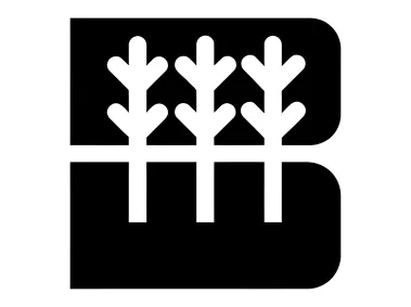 Bancal B Letter Plant Logo Template