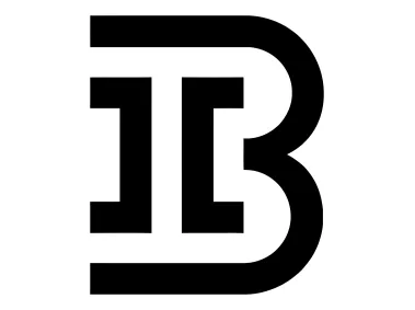 Banco de Italia y Rio La Plata B Mark Logo Template