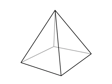 Basic Pyramid Symbol Logo Template