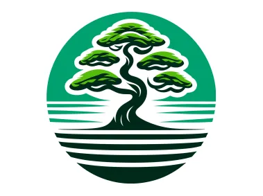 Big Green Tree in Nature Logo Template