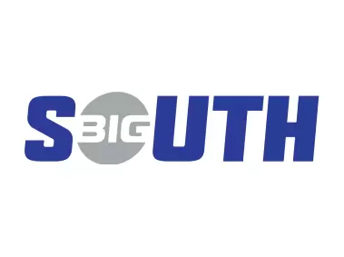 Big South Conference in Hampton Colors Logo