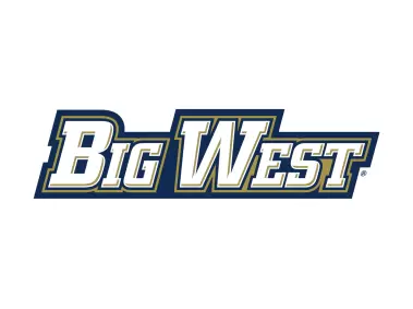 Big West Conference 2000 in UC Davis Colors Logo