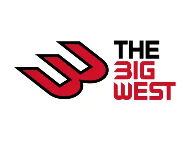 Big West Conference 2021 in CSUN Colors Red Logo