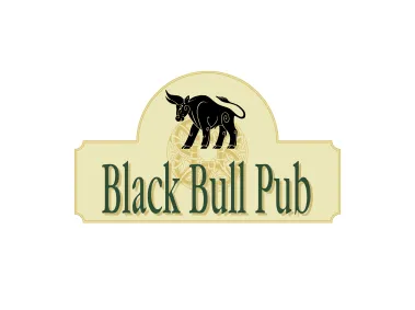 Black Bull Pub Logo