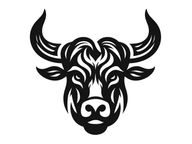 Black Bull Logo Template