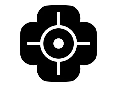 Black Clover Flower Design Logo Template