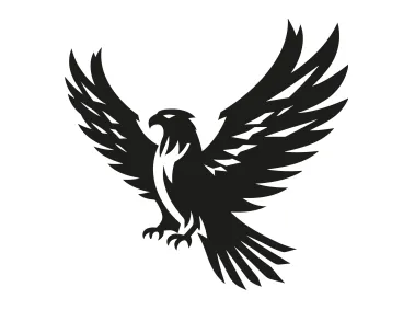 Black Eagle Logo Template