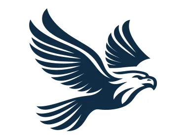 Black Flying Eagle Logo Template