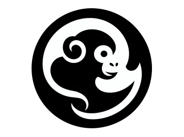 Black Monkey Logo Template