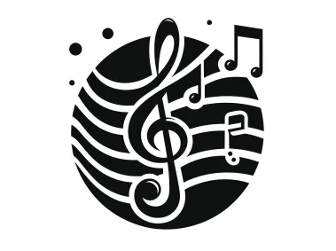 Black Music Logo Template