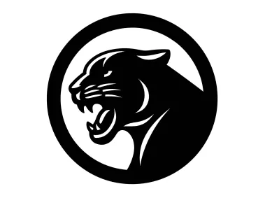 Black Roaring Jaguar Logo Template