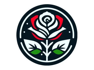 Black Rose Logo Template