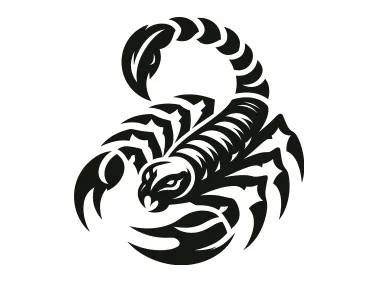 Black Scorpion Logo Template