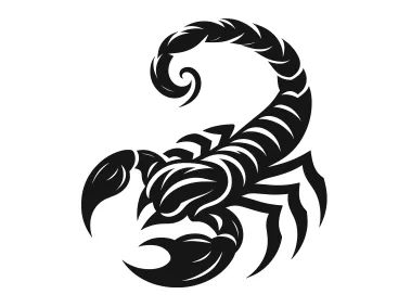 Black Scorpion Logo Template