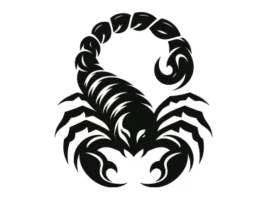 Black Scorpion Logo Template